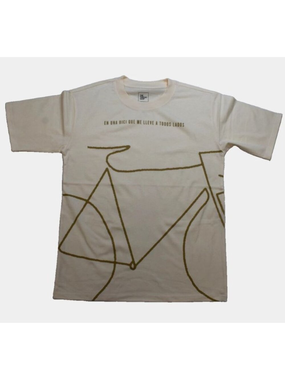 Carlos Vives La Bicicleta Graphic Adult Official Merch Ivory T-Shirt New Medium